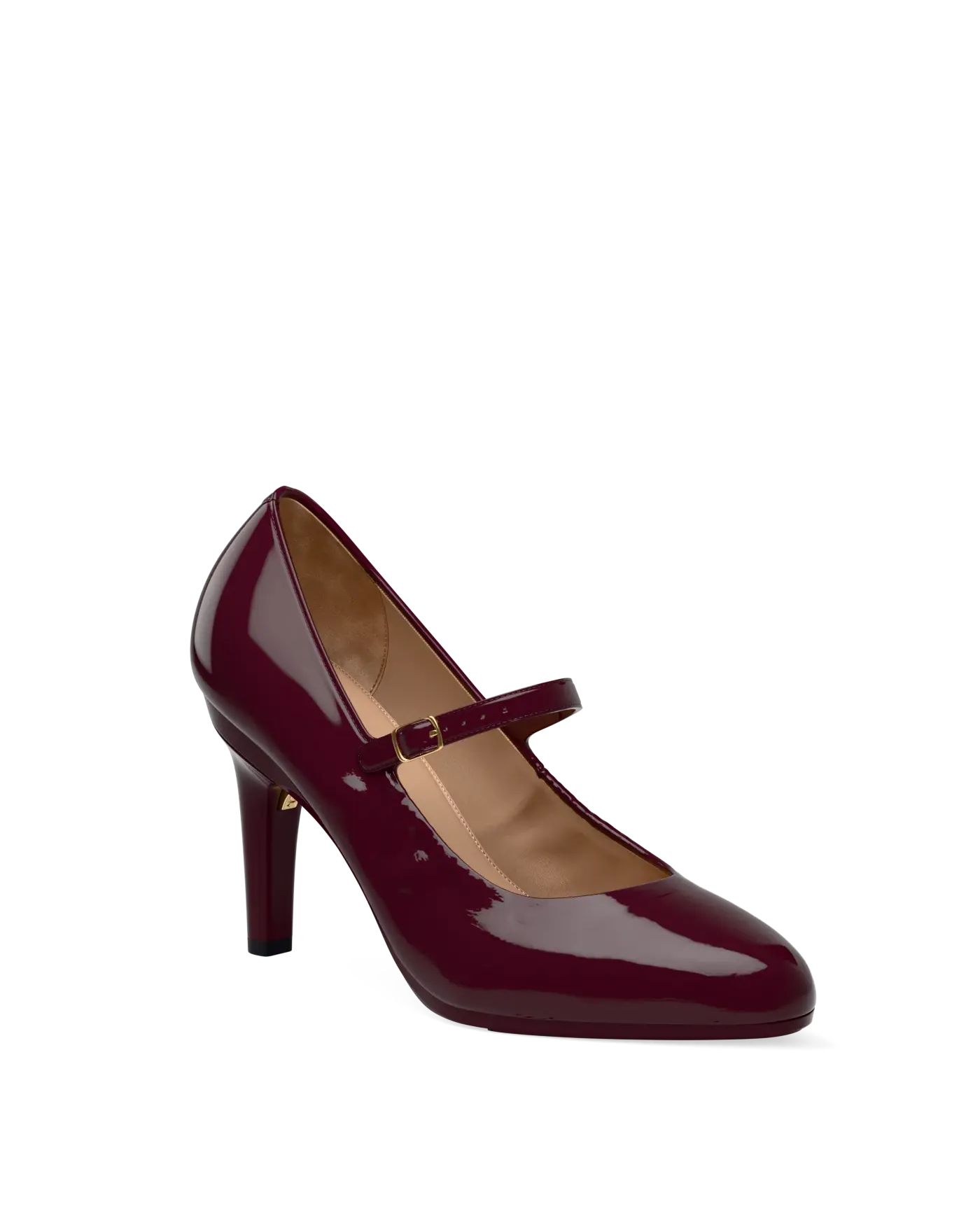 Mary Pump - Cherry Mocha Patent 4 Stiletto