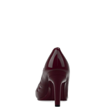 Mary Pump - Cherry Mocha Patent 4 Stiletto