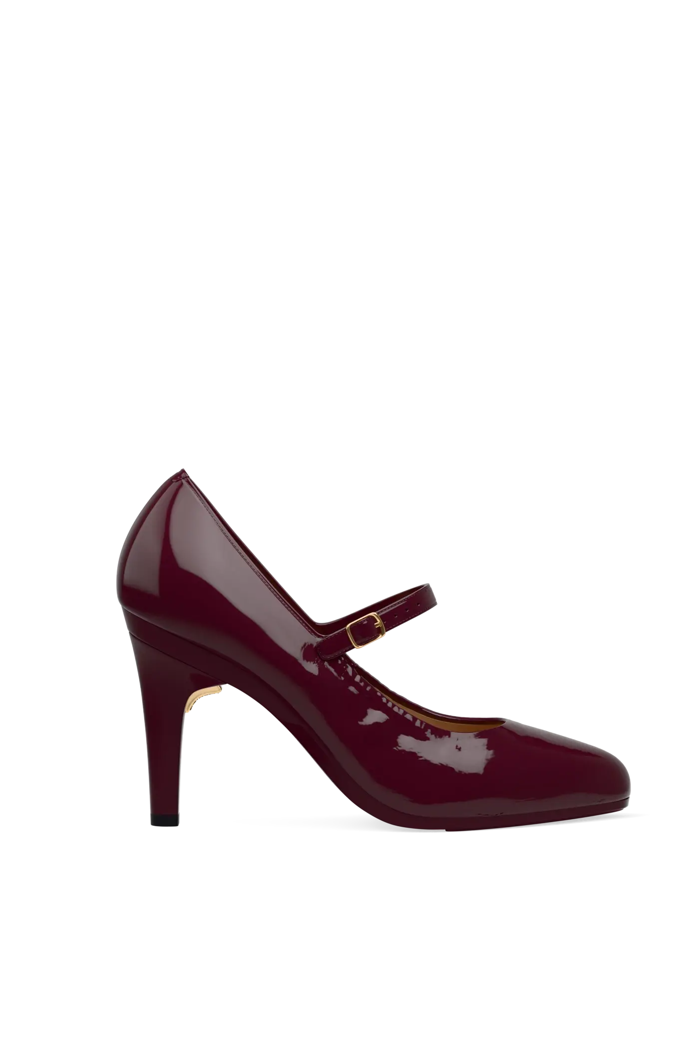 The Mary - Cherry Mocha Patent 4 Stiletto