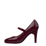 Mary Pump - Cherry Mocha Patent 4 Stiletto