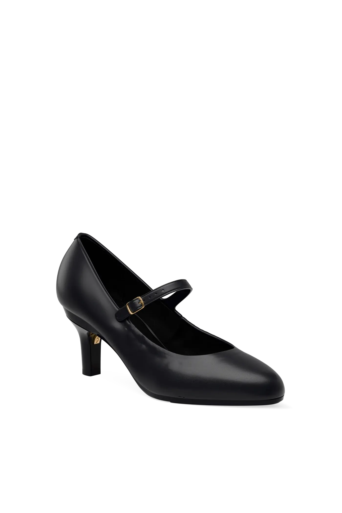The Mary - Coal Leather 3 Stiletto