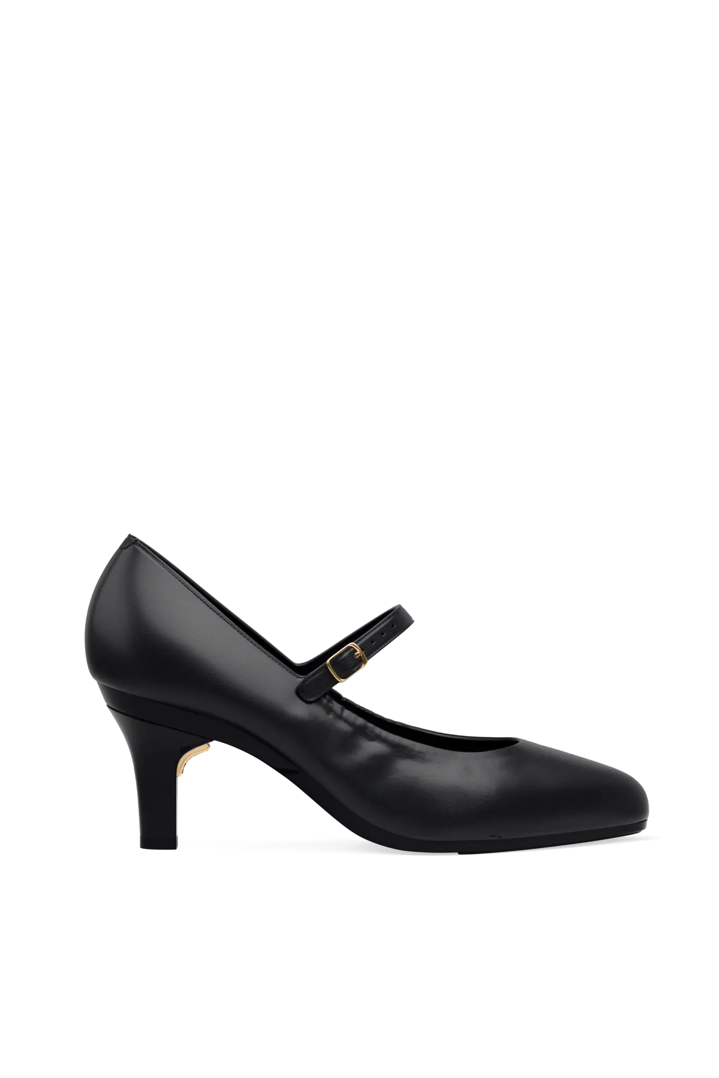 The Mary - Coal Leather 3 Stiletto