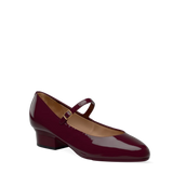 Mary Pump - Cherry Mocha Patent 3 Stiletto