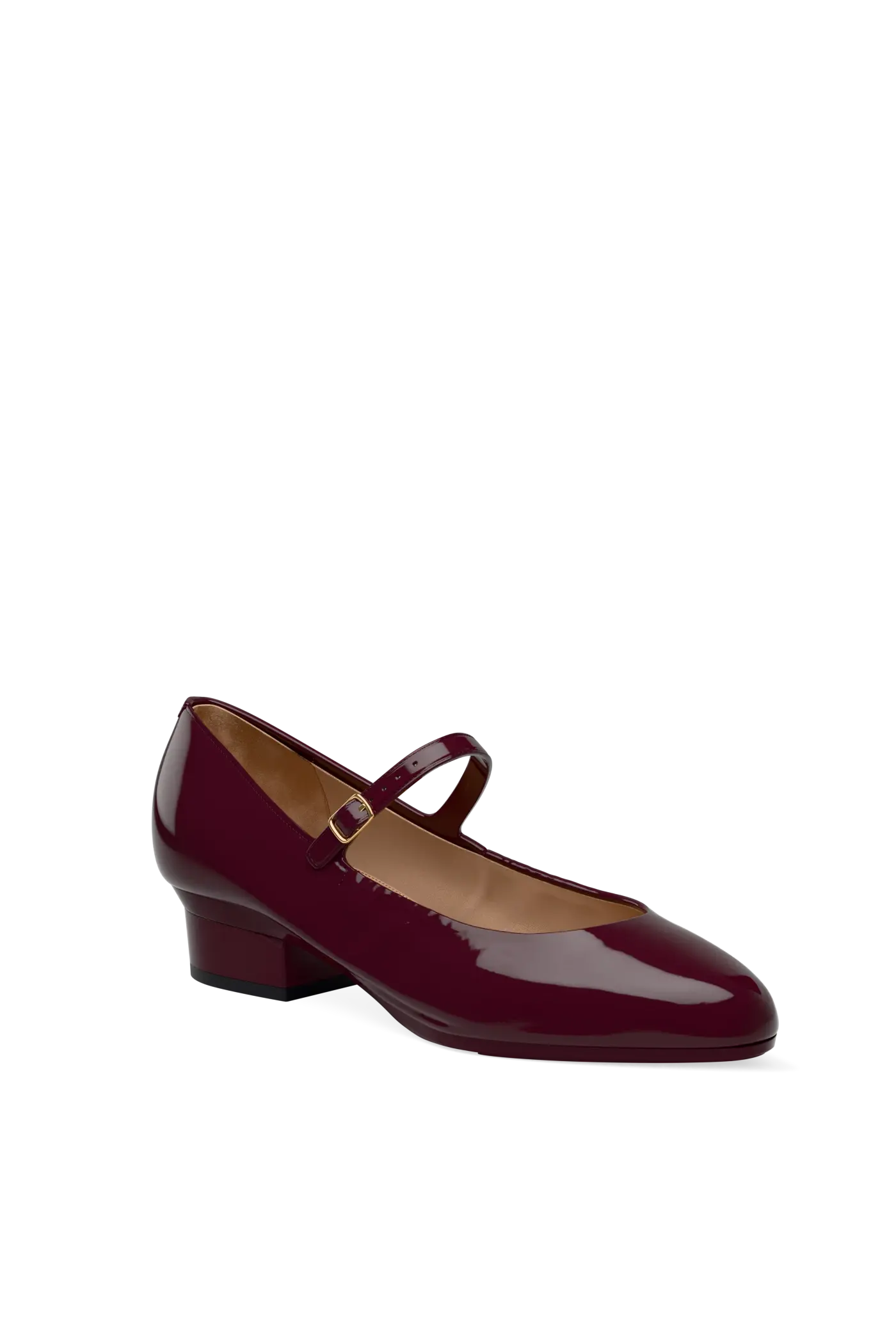 The Mary - Cherry Mocha Patent 4 Block