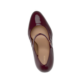 Mary Pump - Cherry Mocha Patent 3 Stiletto