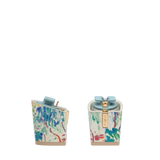 Block Heel Kit 3 Matisse Print, 3-inch interchangeable block heel, side view. Pashion convertible heels go from heel to flat and are customizable with interchangeable heel kits.