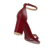 Stelo - Merlot, alternate view. Pashion convertible heels go from heel to flat and are customizable with interchangeable heel kits.