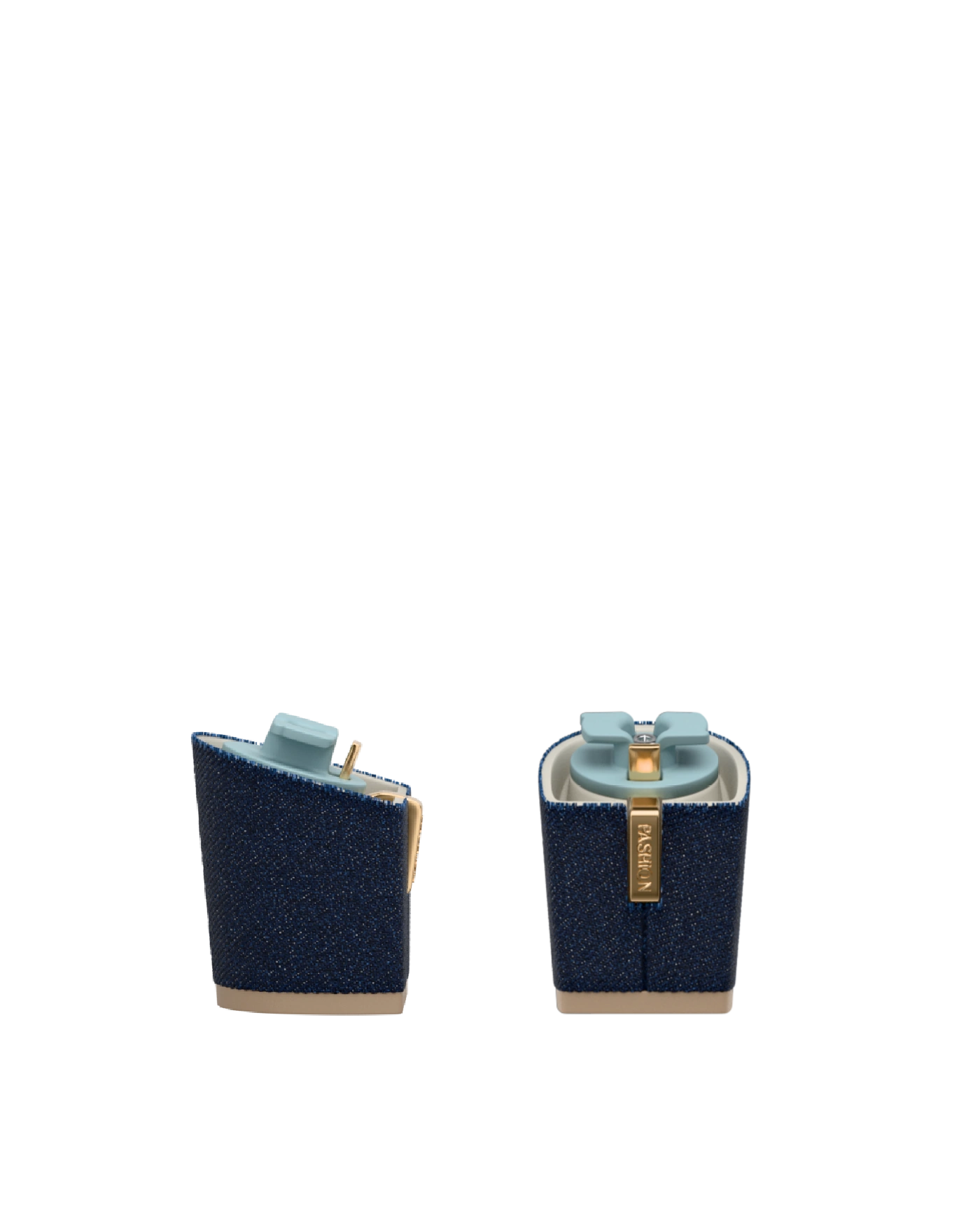 Block Heel Kit 3 Midnight Denim, 3-inch interchangeable block heel. Pashion convertible heels go from heel to flat and are customizable with interchangeable heel kits.