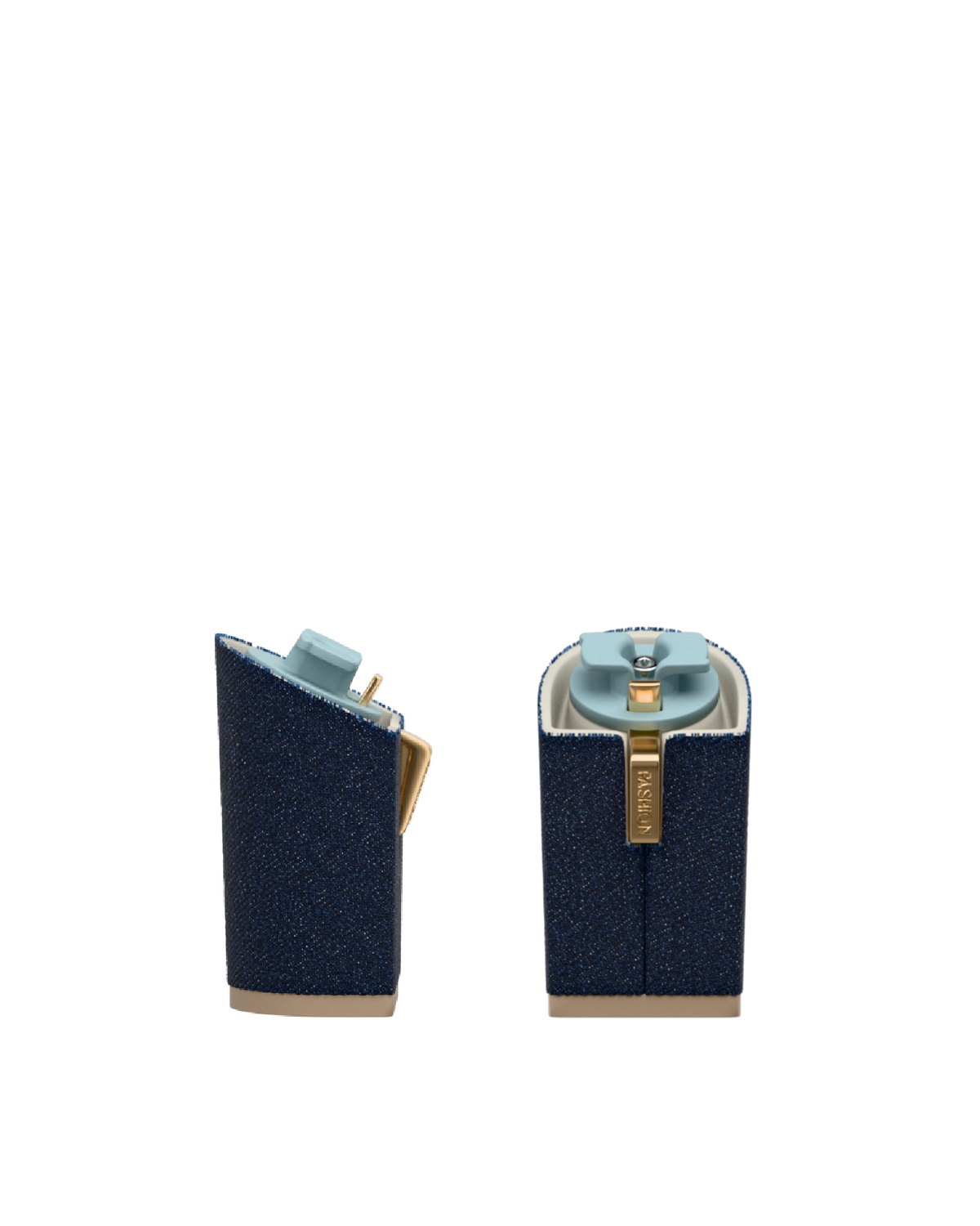 Block Heel Kit 4 Midnight Denim, 4-inch interchangeable block heel. Pashion convertible heels go from heel to flat and are customizable with interchangeable heel kits.