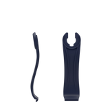Stelo - Midnight, product view. Pashion convertible heels go from heel to flat and are customizable with interchangeable heel kits.