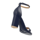 Stelo - Midnight, alternate view. Pashion convertible heels go from heel to flat and are customizable with interchangeable heel kits.