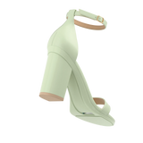 Stelo - Mint, alternate view. Pashion convertible heels go from heel to flat and are customizable with interchangeable heel kits.