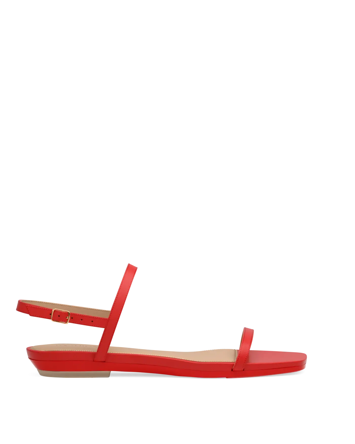 Miranda Sandal - Cherry Red Leather