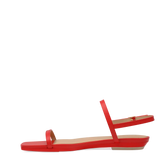 Miranda Sandal - Cherry Red Leather