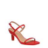Miranda Sandal - Cherry Red Leather 3 Stiletto