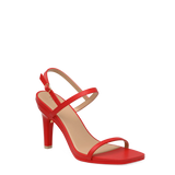 Miranda Sandal - Cherry Red Leather 4 Stiletto