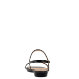 Miranda Sandal - Coal Black Leather