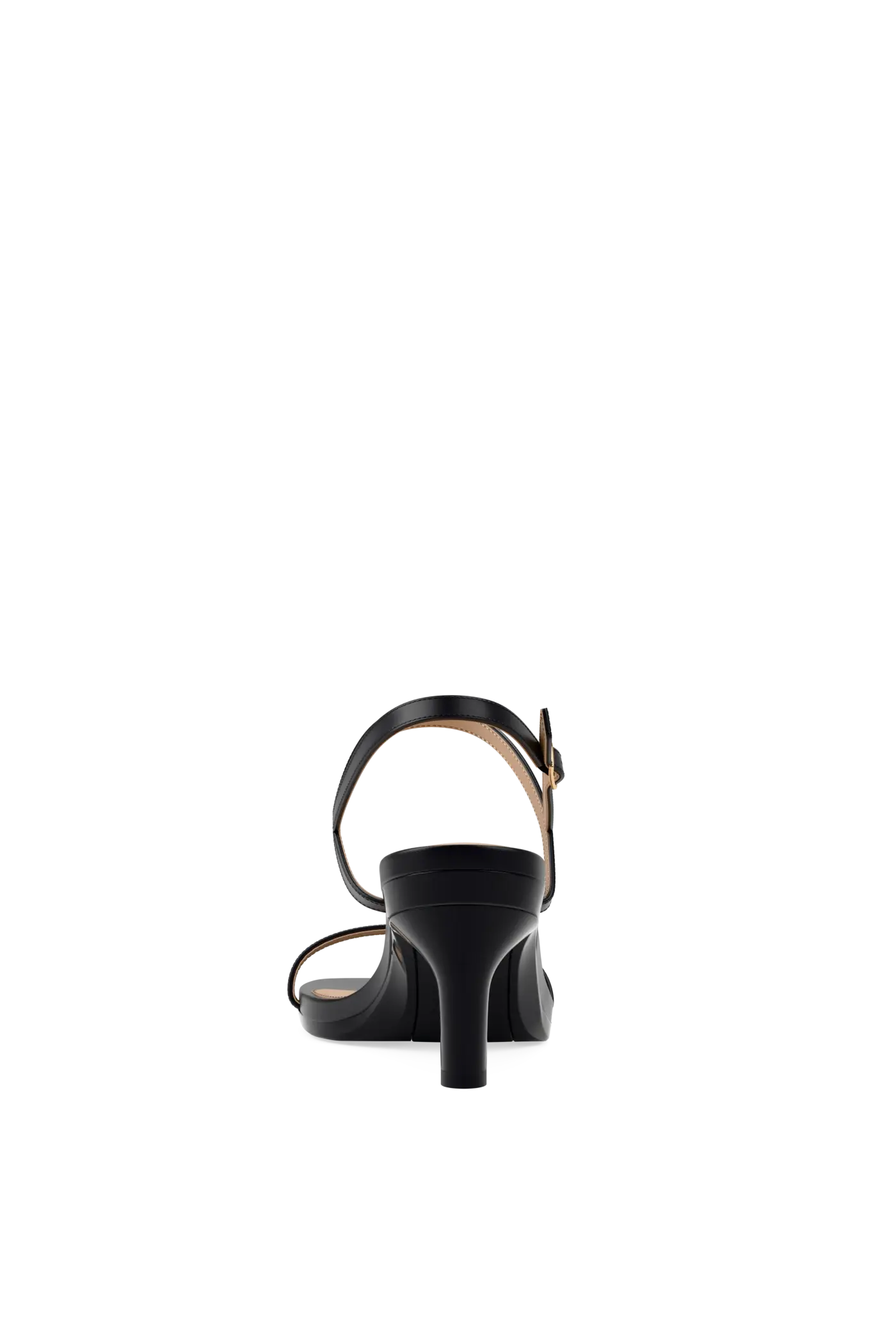 The Miranda - Coal Leather 3 Stiletto