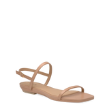 Miranda Sandal - Latte Leather 4 Block