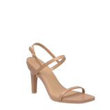 Miranda Sandal - Latte Leather 4 Stiletto
