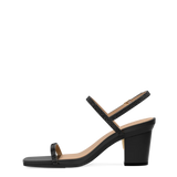 Miranda Sandal - Coal Black Rhinestone 3 Block