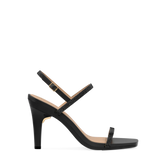 Miranda Sandal - Coal Black Rhinestone 4 Stiletto