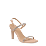 Miranda Sandal - Sand Rhinestone 4 Stiletto