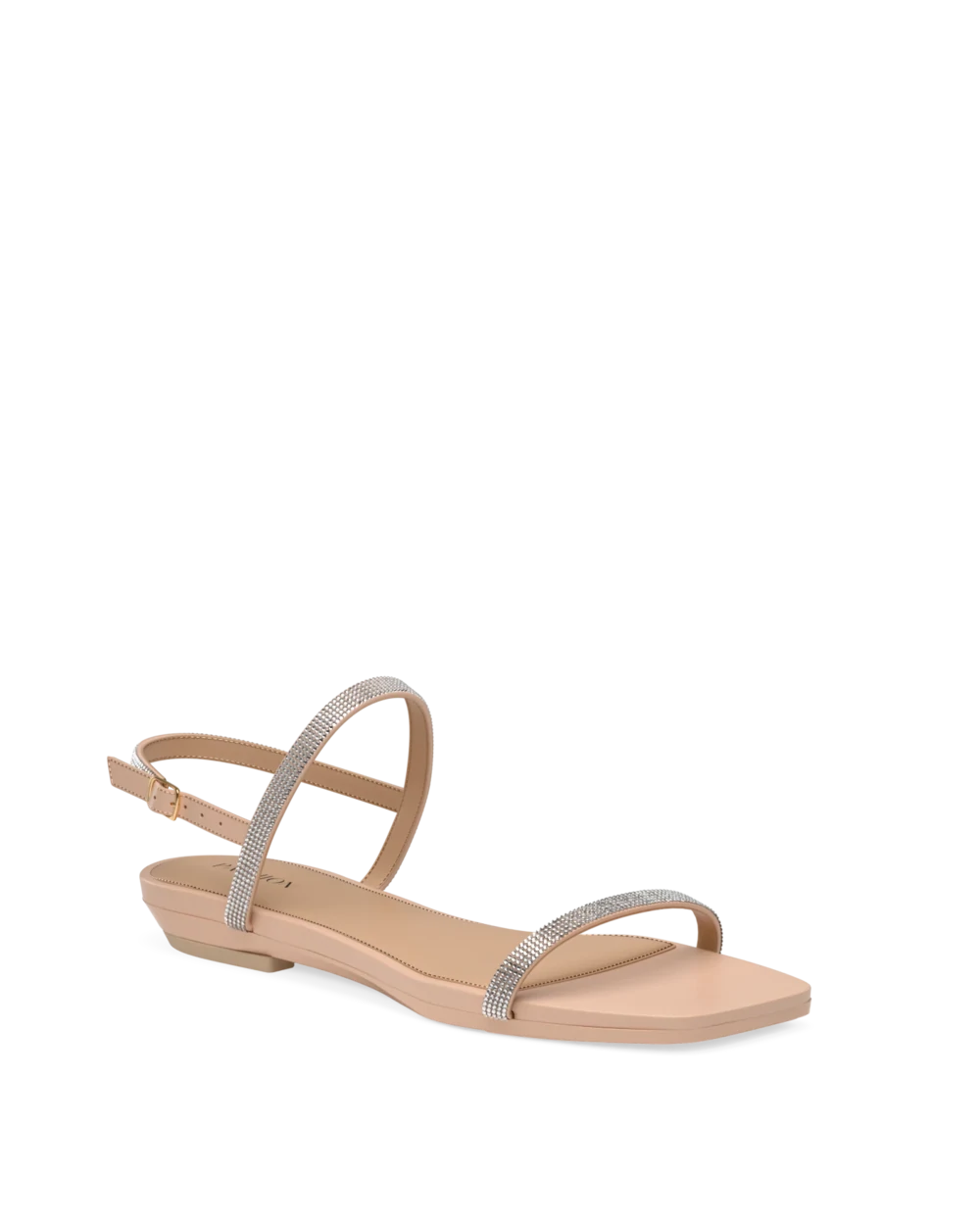 Miranda Sandal - Sand Rhinestone 4 Stiletto