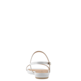 Miranda Sandal - White Leather