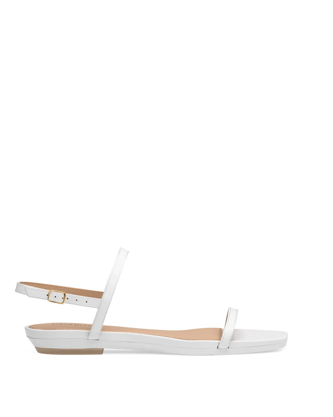 Miranda Sandal - White Leather