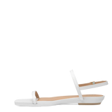 Miranda Sandal - White Leather