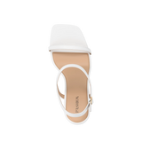 Miranda Sandal - White Leather