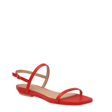 Miranda Sandal - Cherry Red Leather 4 Stiletto
