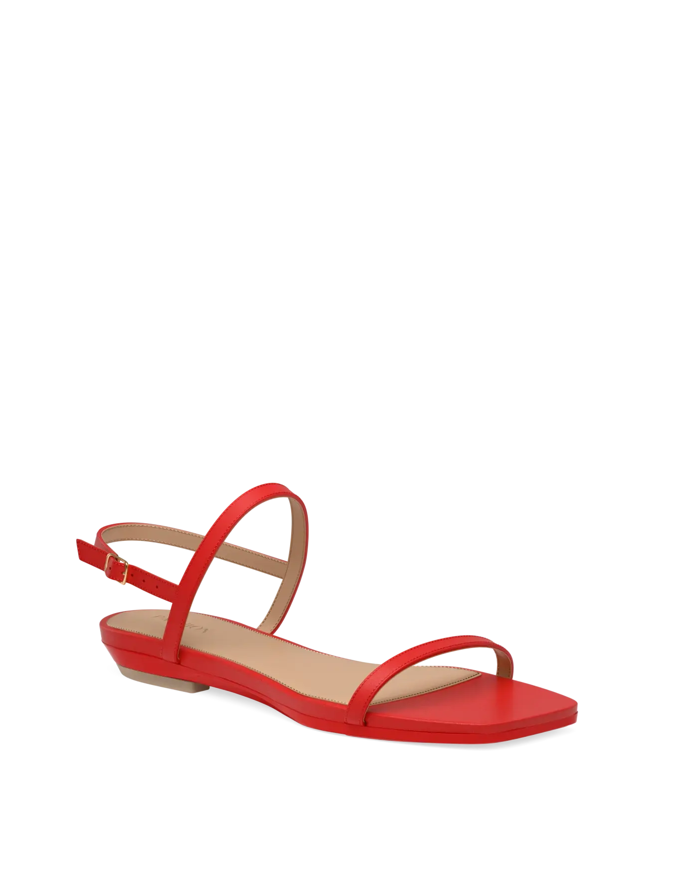 Miranda Sandal - Cherry Red Leather 4 Stiletto