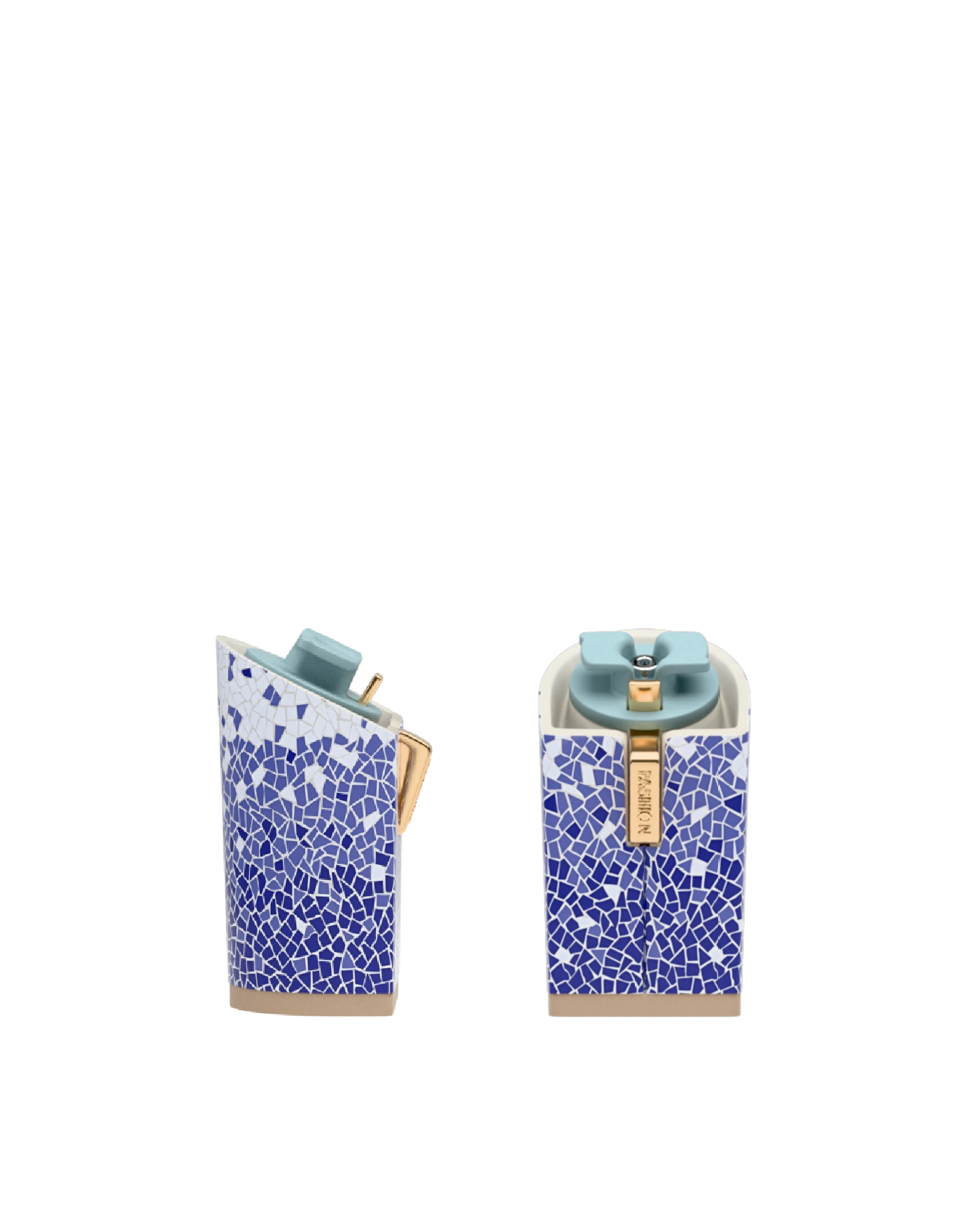 Block Heel Kit 4 Mosaic, 4-inch interchangeable block heel. Pashion convertible heels go from heel to flat and are customizable with interchangeable heel kits.