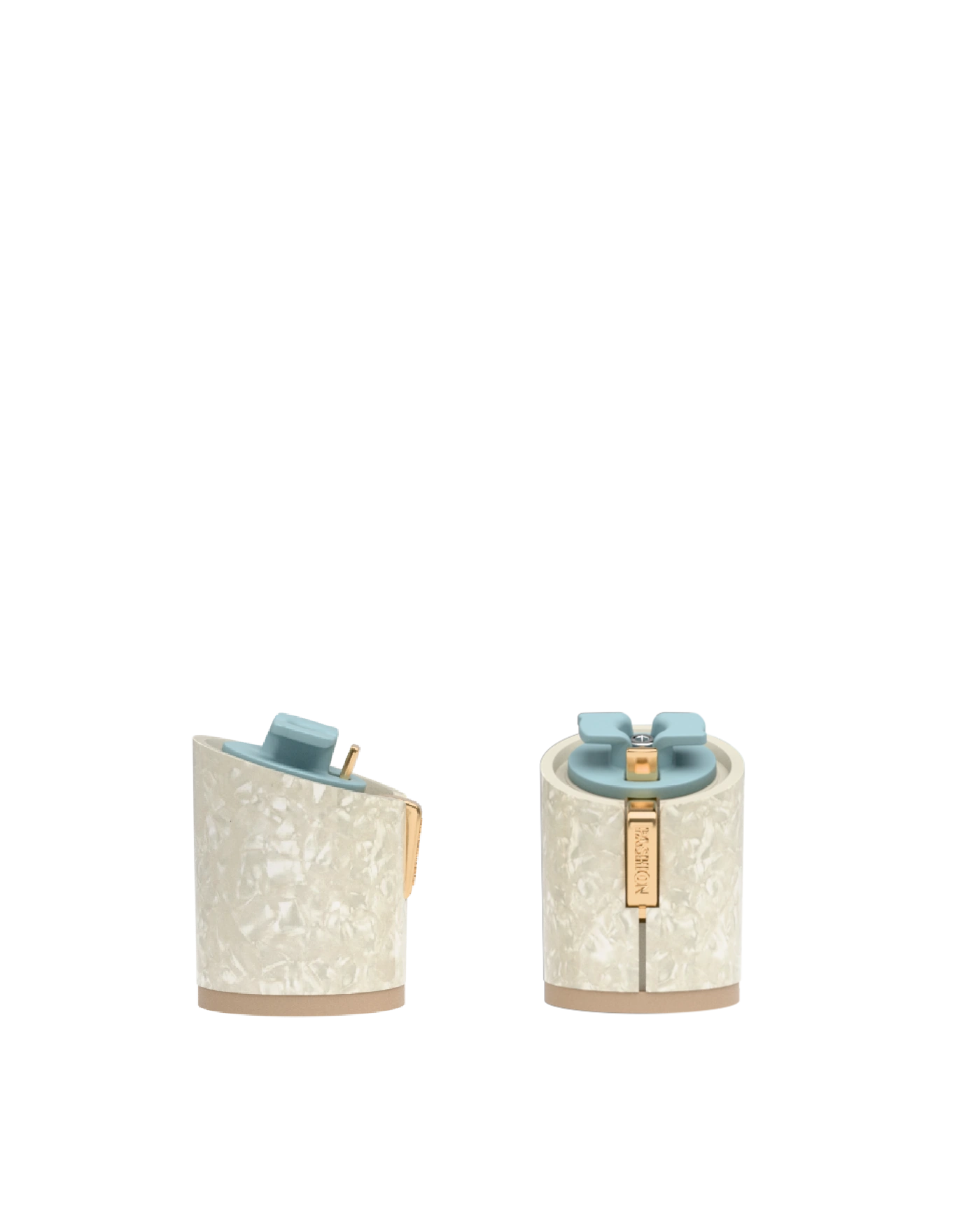 Cylinder Block Heel Kit 3 Mother of Pearl, 3-inch interchangeable cylinder block heel. Pashion convertible heels go from heel to flat and are customizable with interchangeable heel kits.