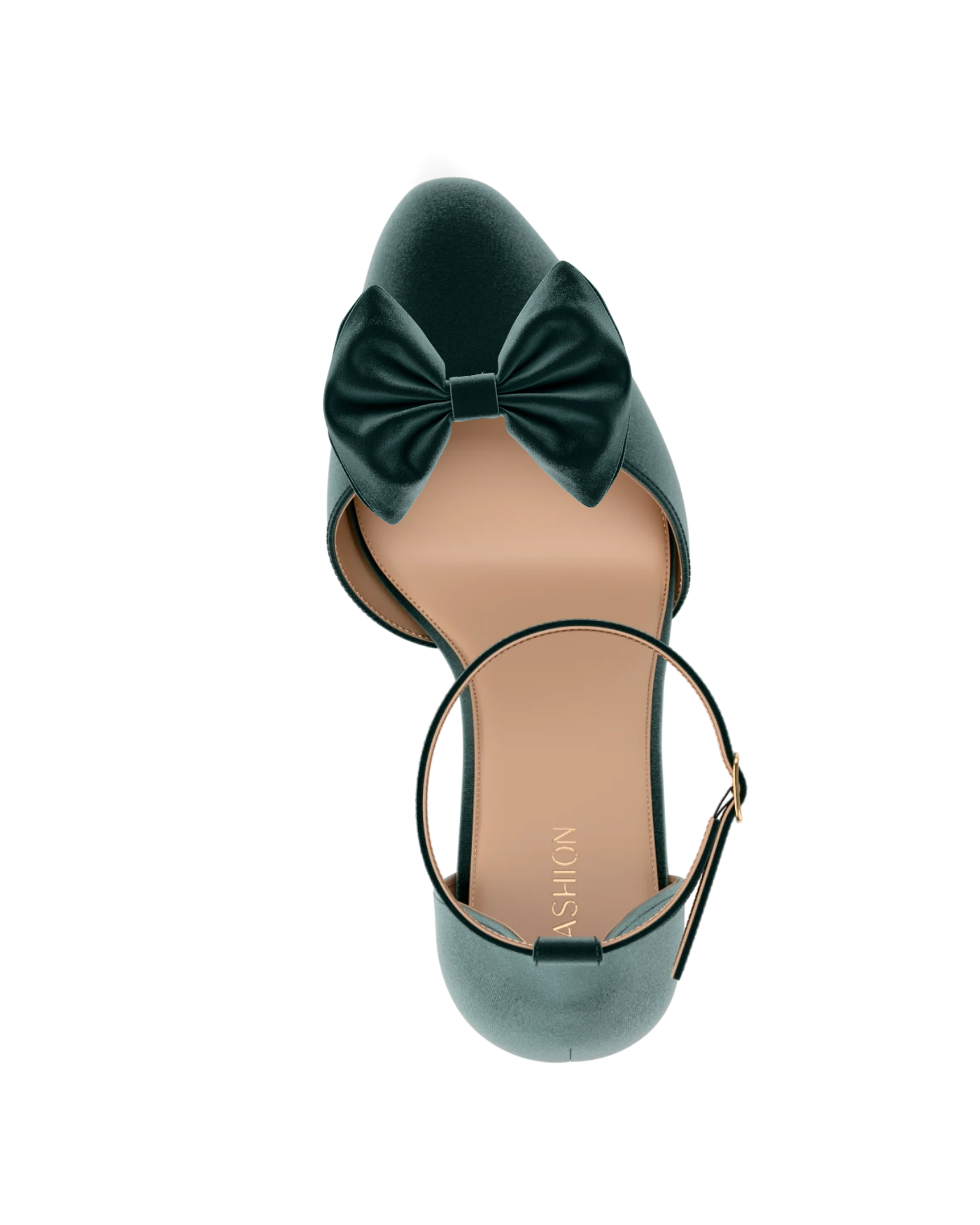Bow Clip Forest Velvet