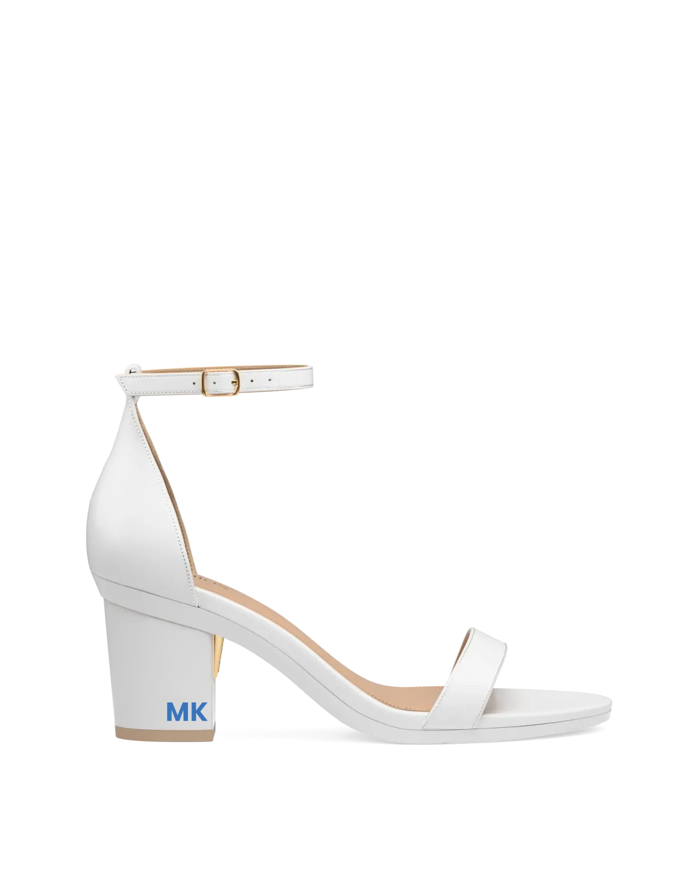 Personalized Block Heel Kit 3 White