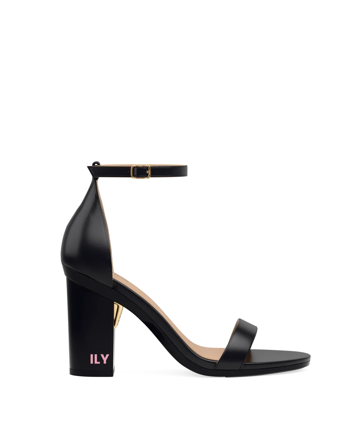 Personalized Block Heel Kit 4 Coal Black