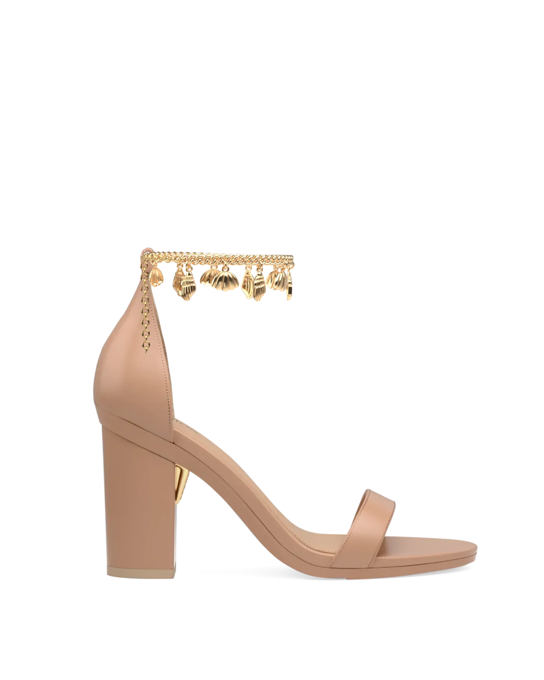 Gold Seashell Charm Ankle Chain