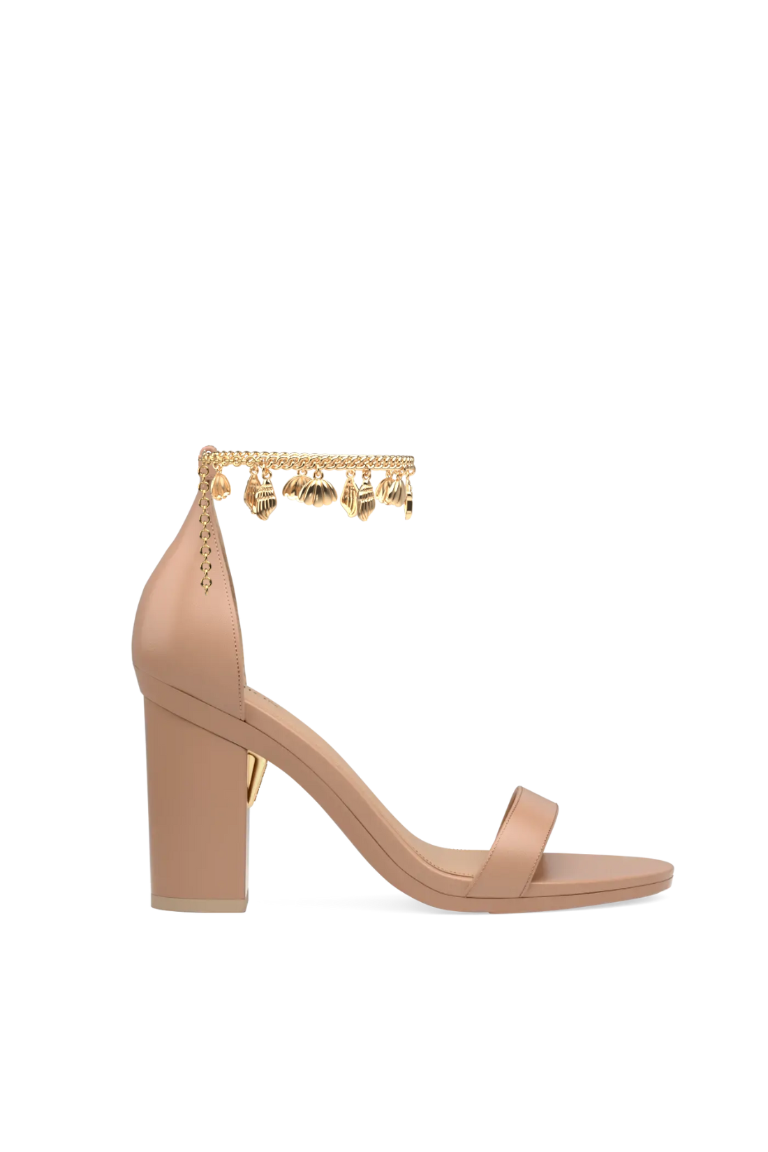 Gold Seashell Charm Ankle Chain