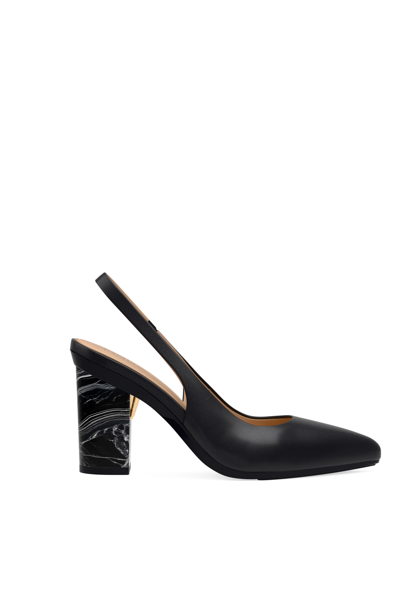 Block Heel Kit 4 Coal Marble