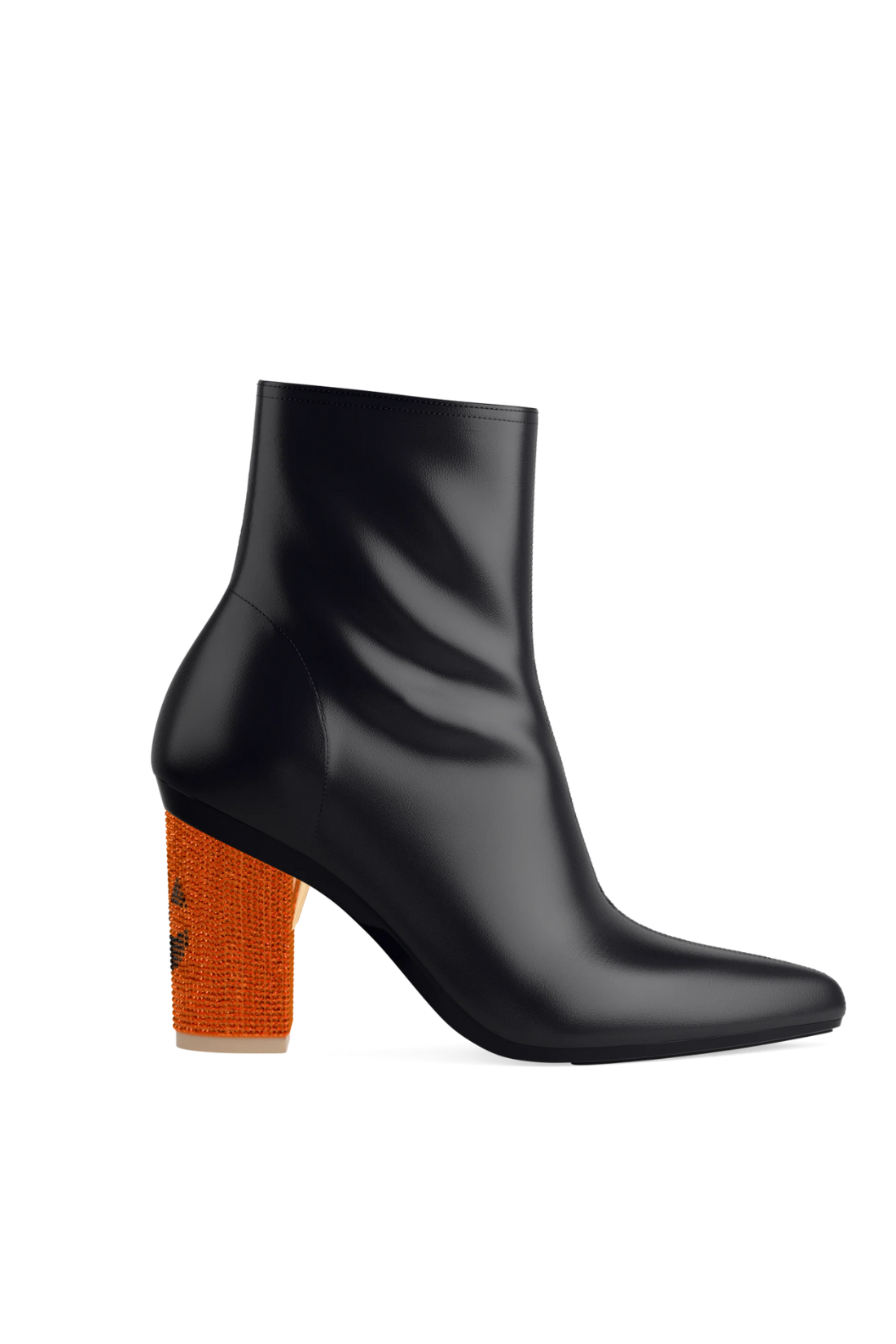 Block Heel Kit 4 Jack O' Lantern Rhinestone