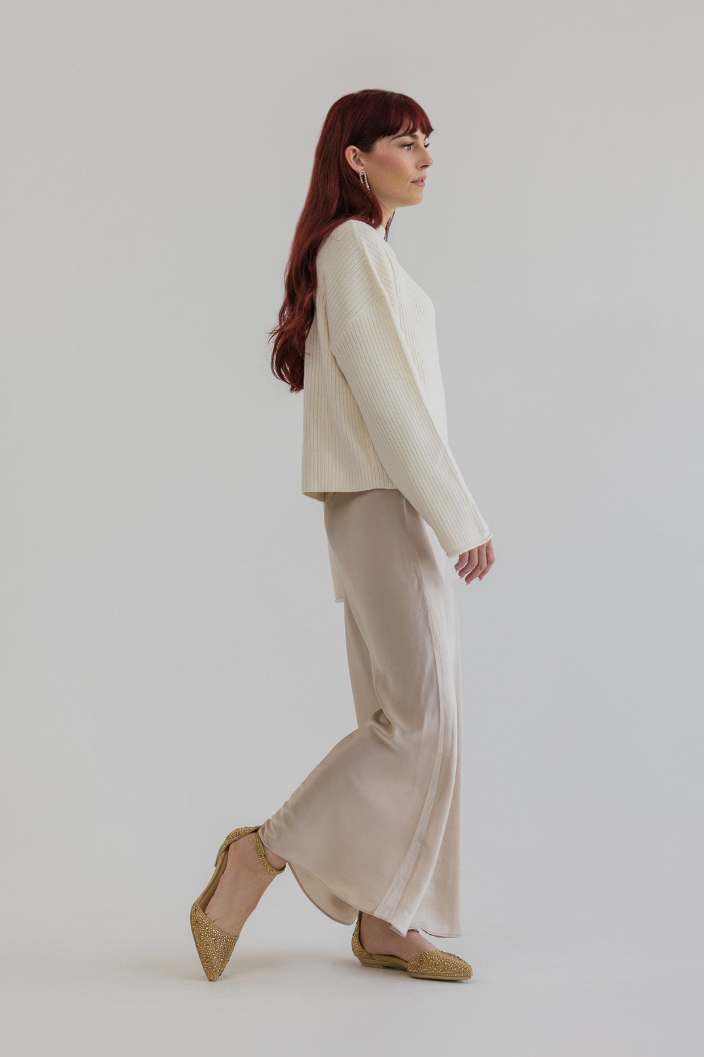 The D'Orsay - Gold Mixed Rhinestone