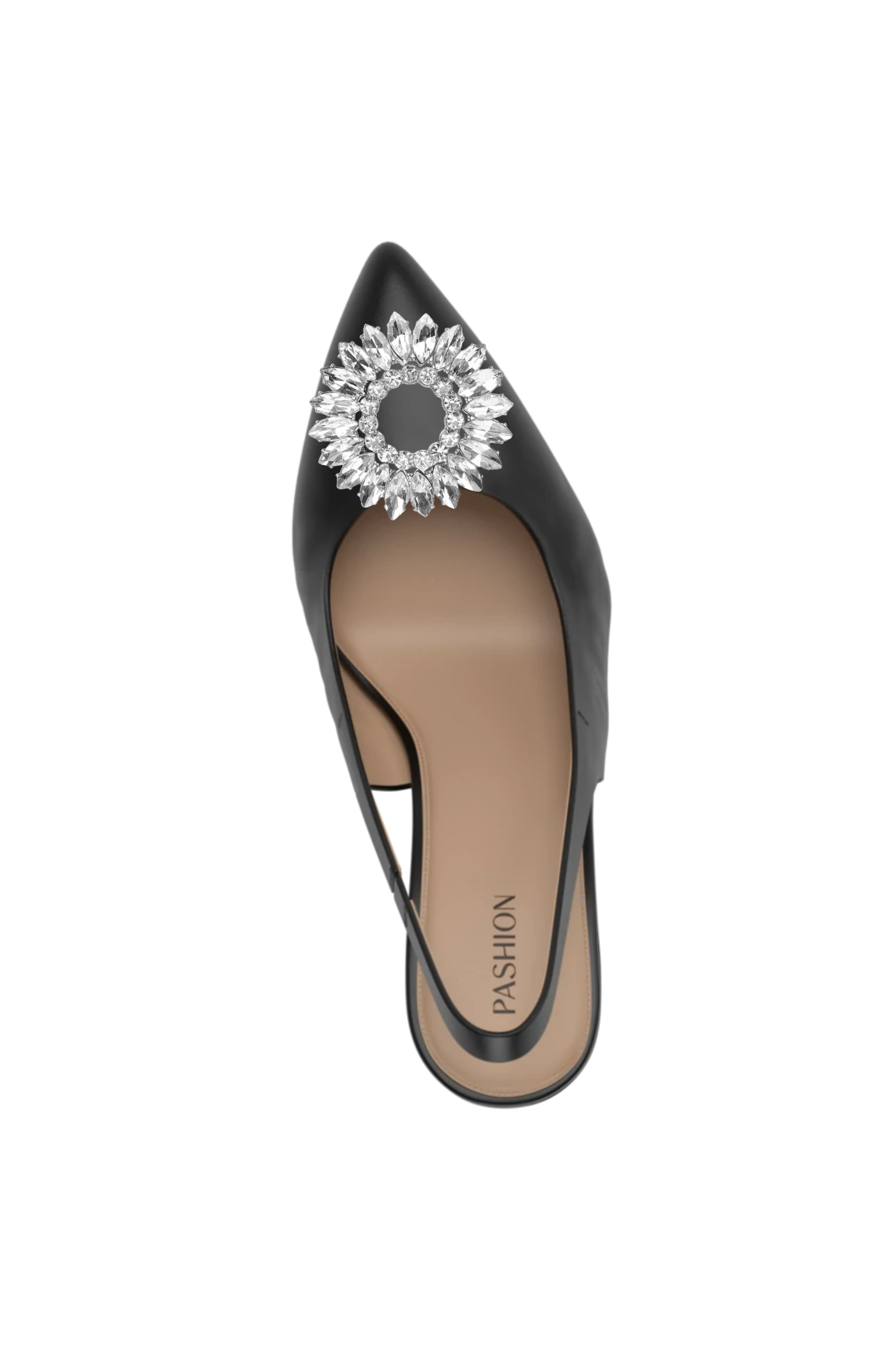 Rhinestone Metal Circle Toe Clip