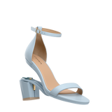 Haley Sandal - Baby Blue Leather 3 Block