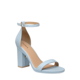 Haley Sandal - Baby Blue Leather 4 Block