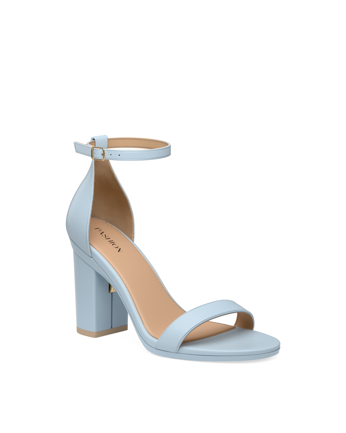 The Pashionista - Baby Blue Leather 4 Block