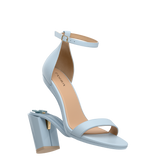 Haley Sandal - Baby Blue Leather 4 Block