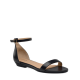 Haley Sandal - Coal Black Leather + Stiletto Heel Kit 3 Coal Black